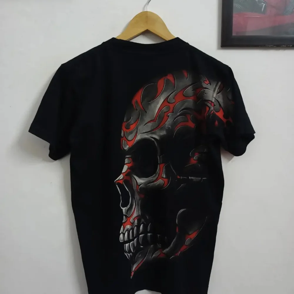 VINTAGE SKULL GRAPHIC T-SHIRT FOR MEN'S AND WOMEN'S. - Picture 3 of 5